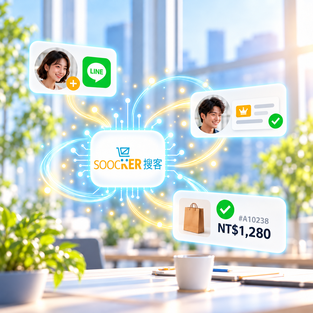 AI 自動為品牌帶來新的 LINE 好友、會員與訂單